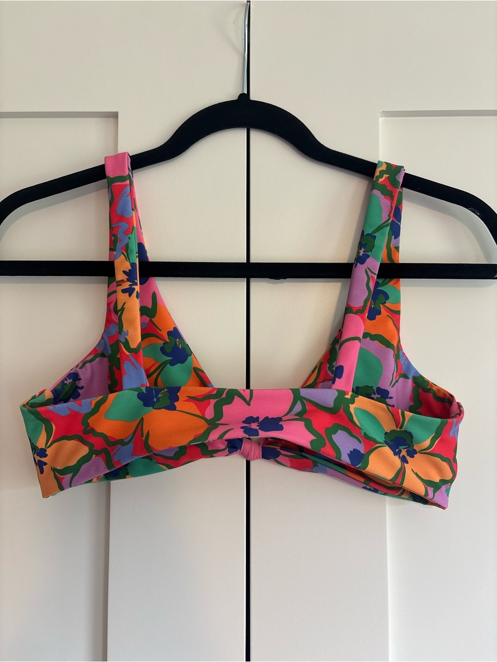 Skatie Penny Bikini Top Thick Strap Seamless in print KIHEI Maui Hawaii Medium - Picture 3 of 5
